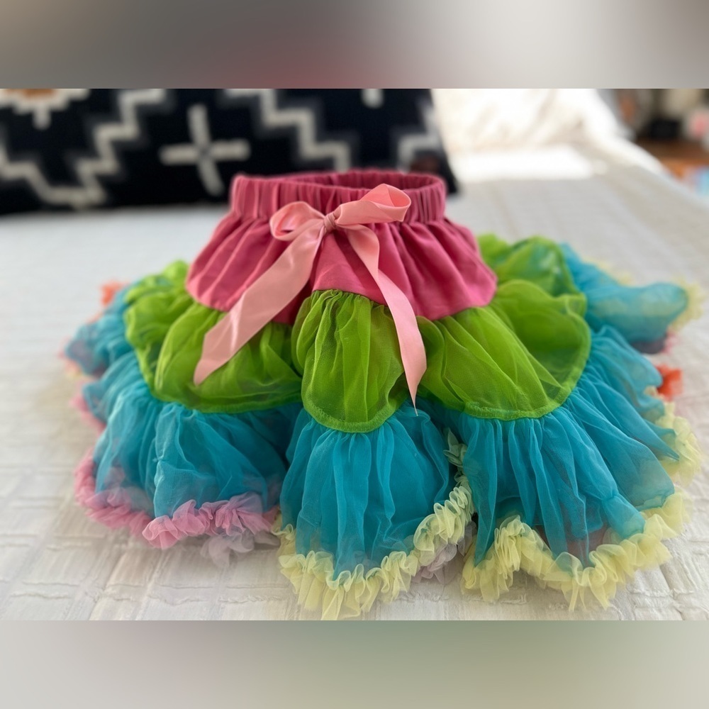 Royal Gem Multicolored Tutu Little Girl Playtime Dress Up